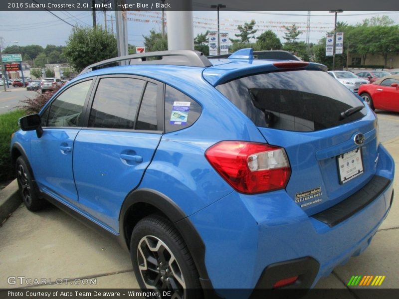 Hyper Blue / Black 2016 Subaru Crosstrek 2.0i Limited