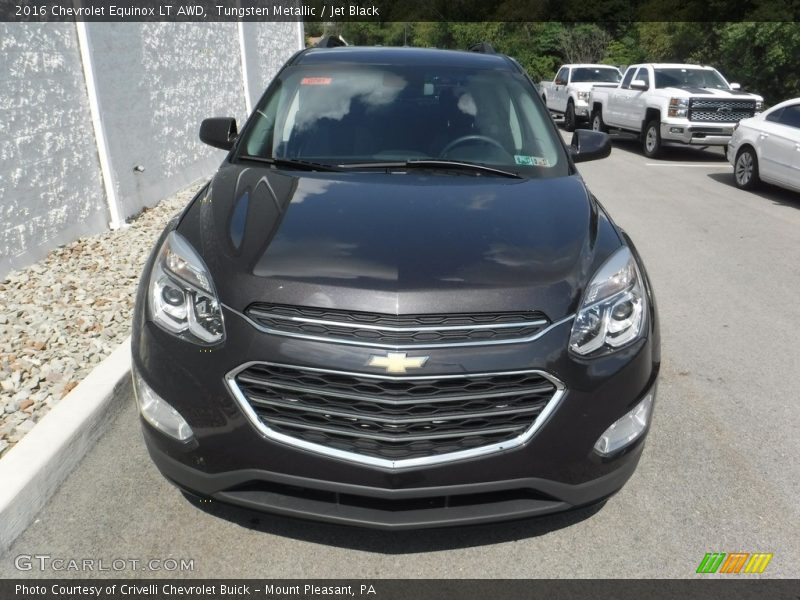 Tungsten Metallic / Jet Black 2016 Chevrolet Equinox LT AWD