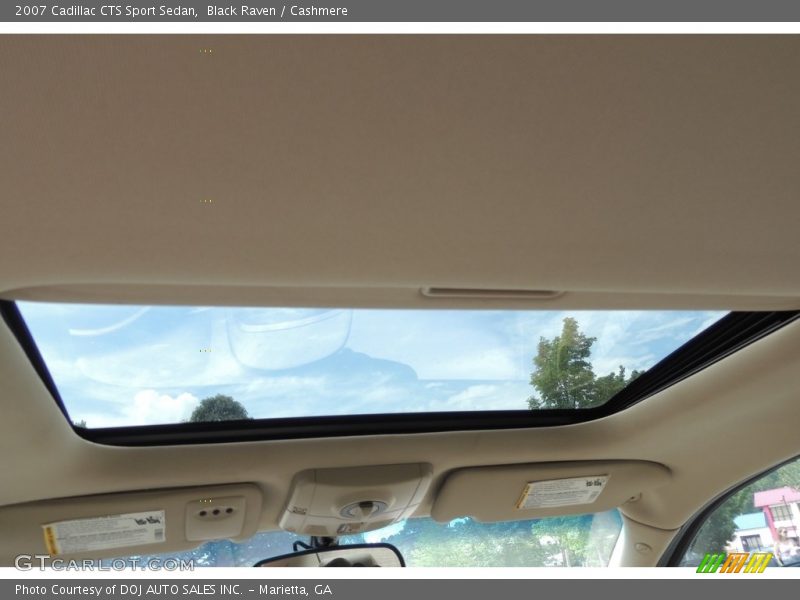Black Raven / Cashmere 2007 Cadillac CTS Sport Sedan