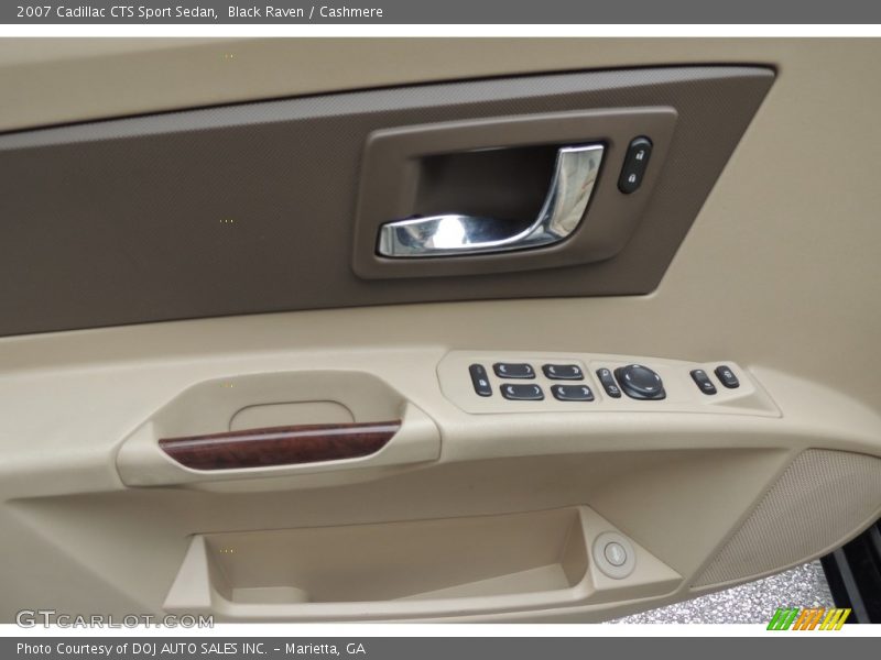 Black Raven / Cashmere 2007 Cadillac CTS Sport Sedan