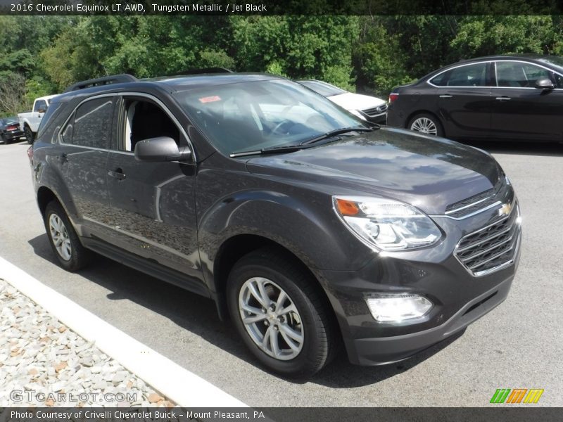 Tungsten Metallic / Jet Black 2016 Chevrolet Equinox LT AWD