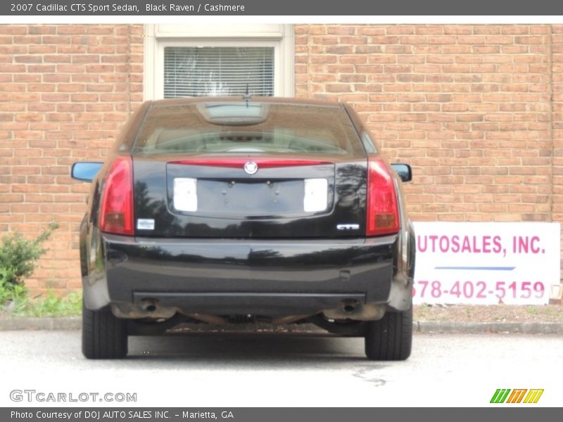 Black Raven / Cashmere 2007 Cadillac CTS Sport Sedan