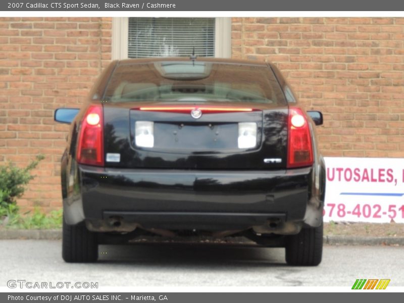 Black Raven / Cashmere 2007 Cadillac CTS Sport Sedan