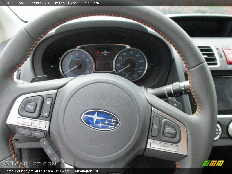 Hyper Blue / Black 2016 Subaru Crosstrek 2.0i Limited