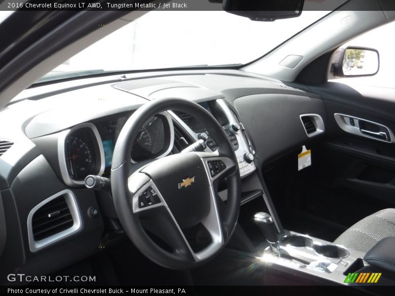 Tungsten Metallic / Jet Black 2016 Chevrolet Equinox LT AWD