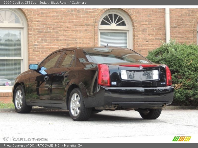 Black Raven / Cashmere 2007 Cadillac CTS Sport Sedan