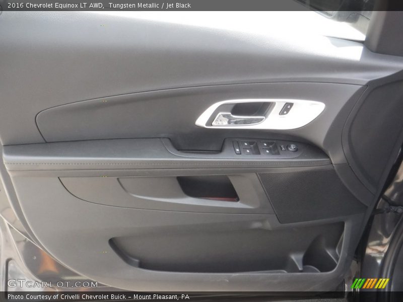 Tungsten Metallic / Jet Black 2016 Chevrolet Equinox LT AWD