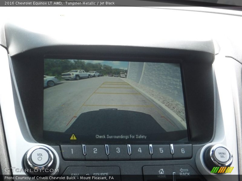 Tungsten Metallic / Jet Black 2016 Chevrolet Equinox LT AWD