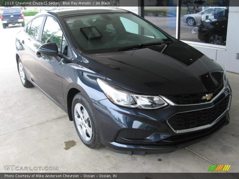 Blue Ray Metallic / Jet Black 2016 Chevrolet Cruze LS Sedan