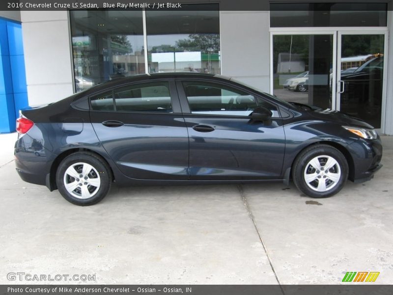 Blue Ray Metallic / Jet Black 2016 Chevrolet Cruze LS Sedan