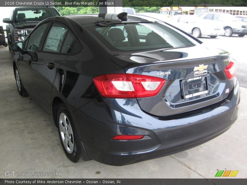 Blue Ray Metallic / Jet Black 2016 Chevrolet Cruze LS Sedan