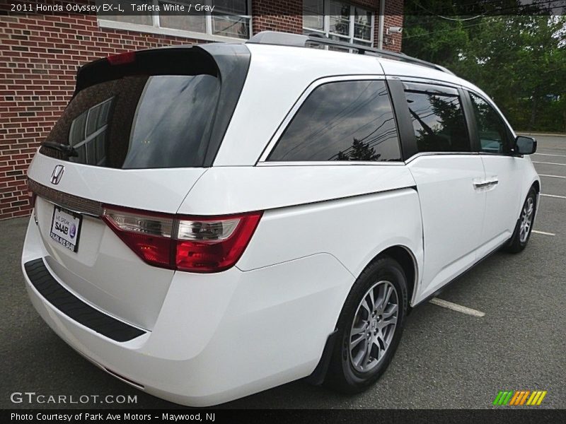 Taffeta White / Gray 2011 Honda Odyssey EX-L