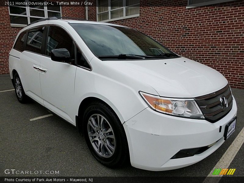 Taffeta White / Gray 2011 Honda Odyssey EX-L