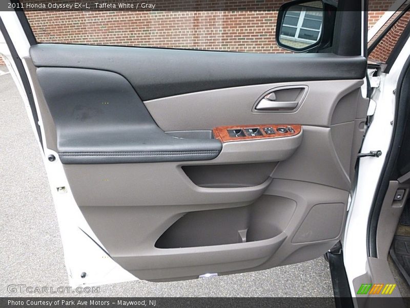 Taffeta White / Gray 2011 Honda Odyssey EX-L