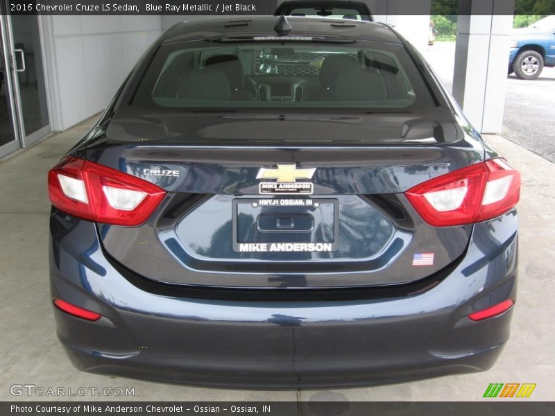 Blue Ray Metallic / Jet Black 2016 Chevrolet Cruze LS Sedan