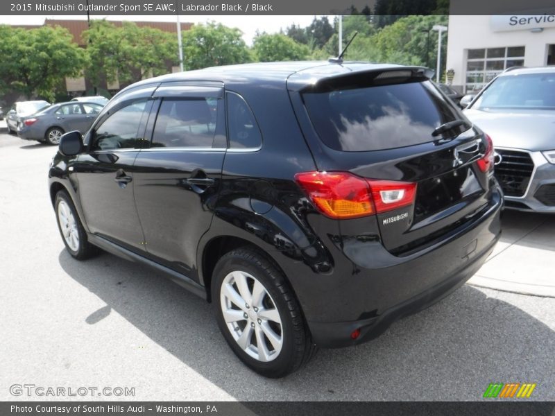 Labrador Black / Black 2015 Mitsubishi Outlander Sport SE AWC