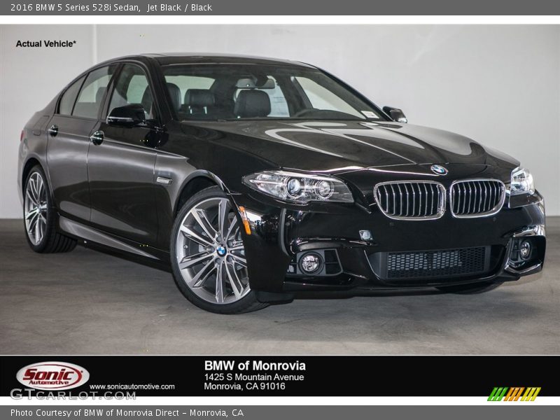 Jet Black / Black 2016 BMW 5 Series 528i Sedan