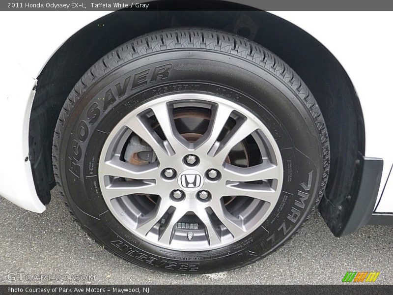 Taffeta White / Gray 2011 Honda Odyssey EX-L