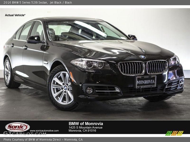 Jet Black / Black 2016 BMW 5 Series 528i Sedan