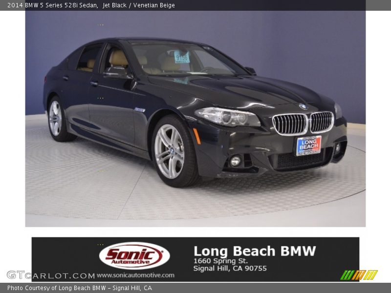 Jet Black / Venetian Beige 2014 BMW 5 Series 528i Sedan