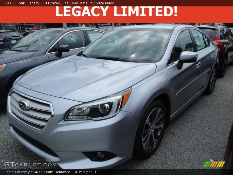 Ice Silver Metallic / Slate Black 2016 Subaru Legacy 2.5i Limited