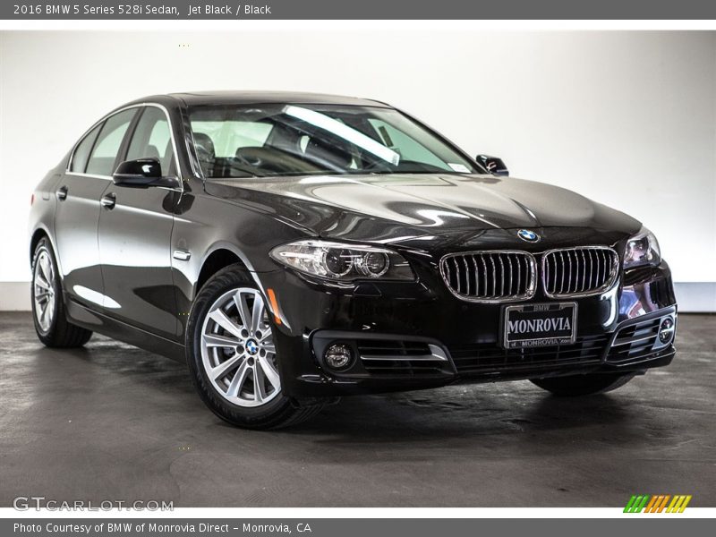 Jet Black / Black 2016 BMW 5 Series 528i Sedan