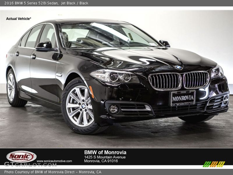 Jet Black / Black 2016 BMW 5 Series 528i Sedan