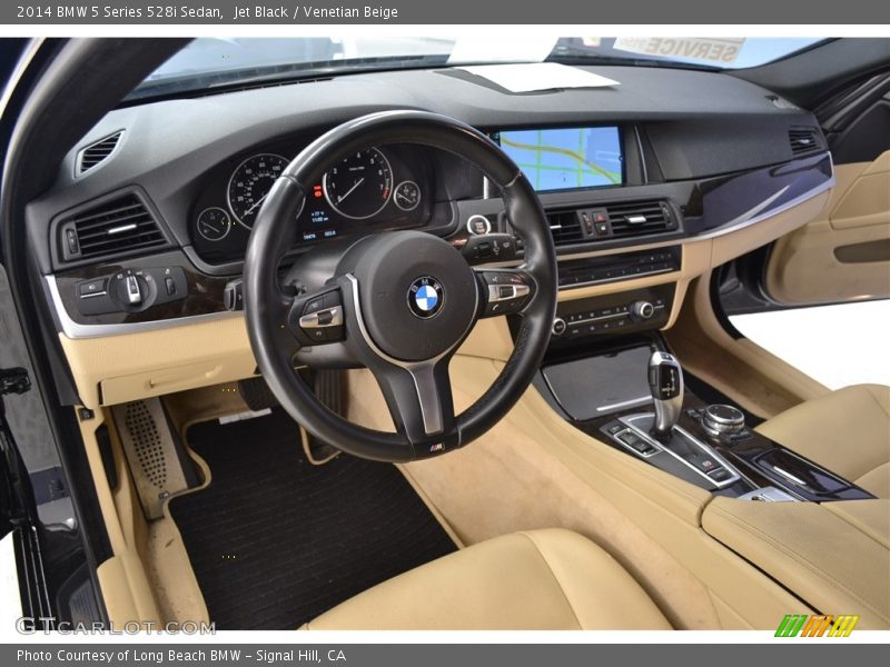 Jet Black / Venetian Beige 2014 BMW 5 Series 528i Sedan