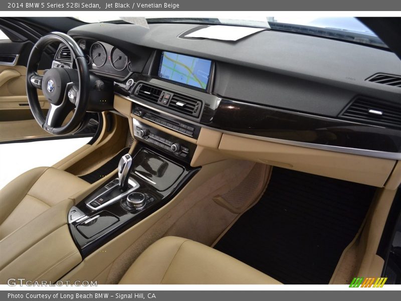 Jet Black / Venetian Beige 2014 BMW 5 Series 528i Sedan