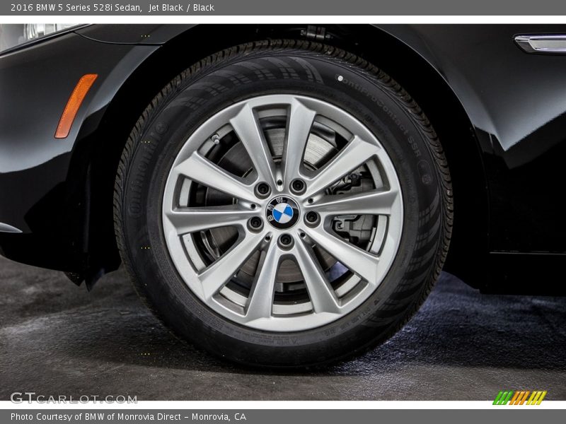 Jet Black / Black 2016 BMW 5 Series 528i Sedan