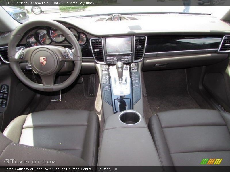 Dark Blue Metallic / Black 2014 Porsche Panamera 4