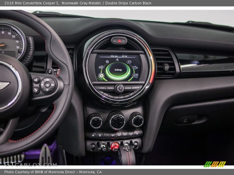 Controls of 2016 Convertible Cooper S