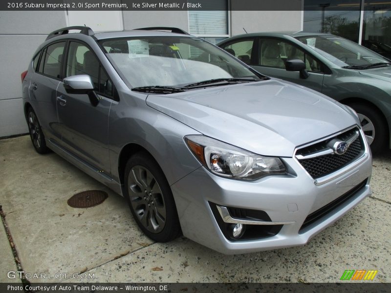 Ice Silver Metallic / Black 2016 Subaru Impreza 2.0i Sport Premium