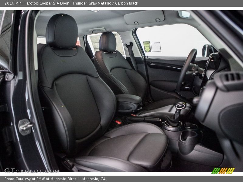 Thunder Gray Metallic / Carbon Black 2016 Mini Hardtop Cooper S 4 Door