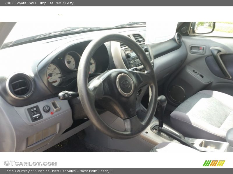 Impulse Red / Gray 2003 Toyota RAV4