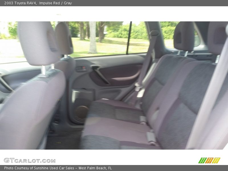 Impulse Red / Gray 2003 Toyota RAV4