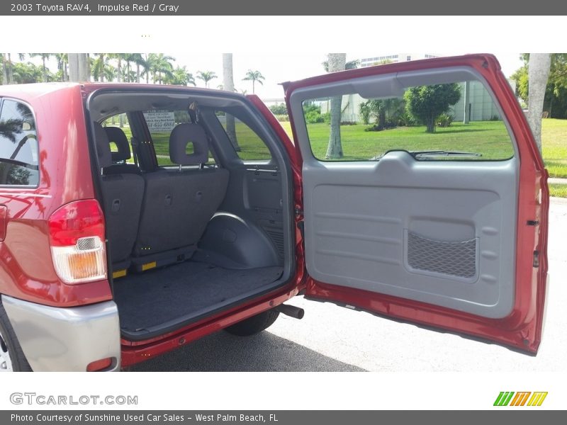 Impulse Red / Gray 2003 Toyota RAV4
