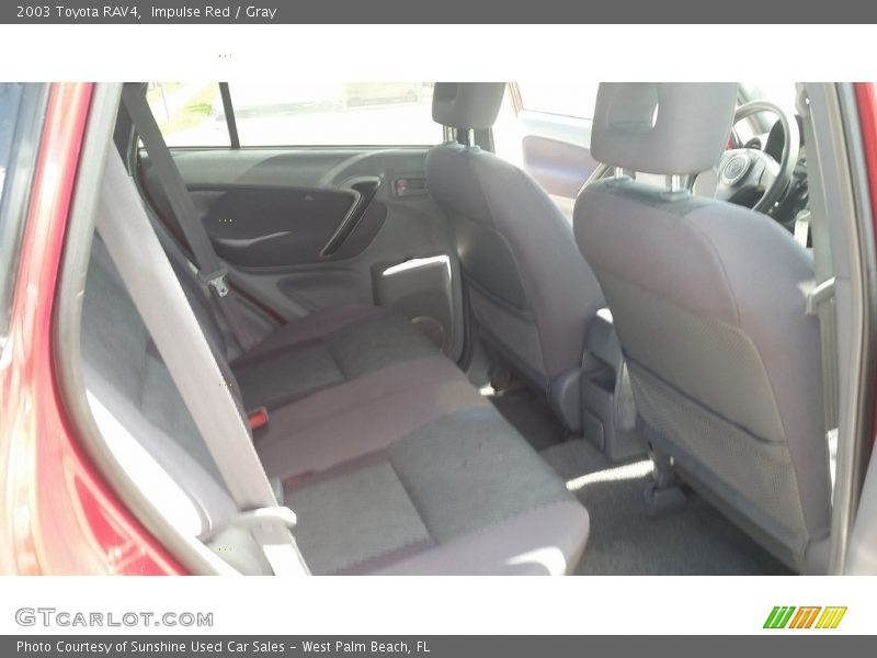 Impulse Red / Gray 2003 Toyota RAV4