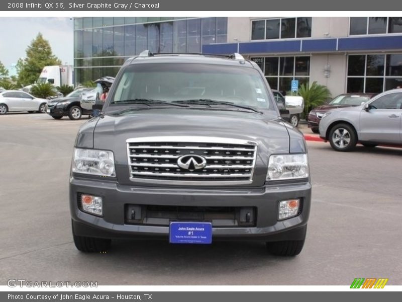 Silver Graphite Gray / Charcoal 2008 Infiniti QX 56