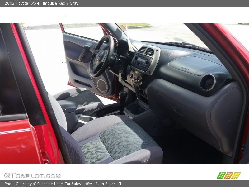 Impulse Red / Gray 2003 Toyota RAV4
