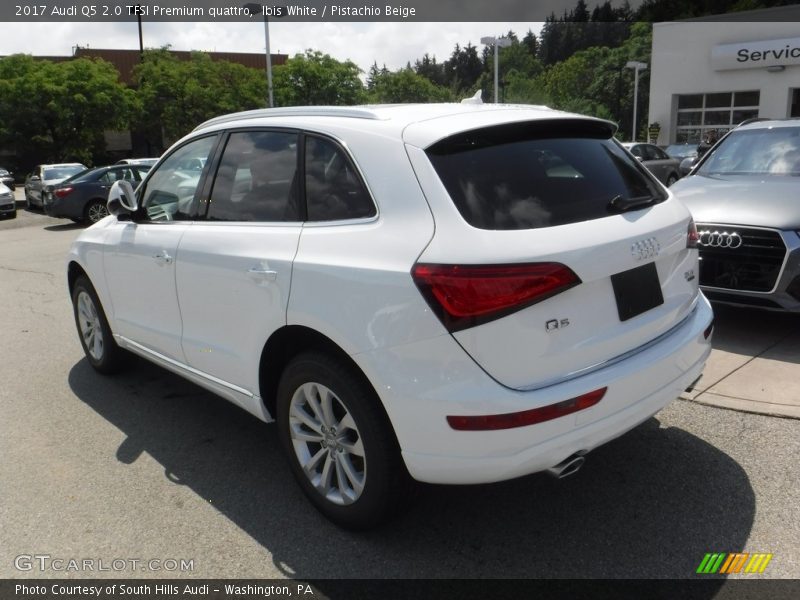 Ibis White / Pistachio Beige 2017 Audi Q5 2.0 TFSI Premium quattro