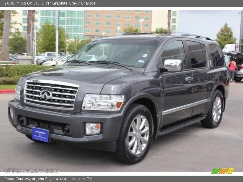 Silver Graphite Gray / Charcoal 2008 Infiniti QX 56