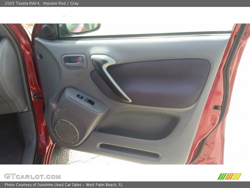 Impulse Red / Gray 2003 Toyota RAV4