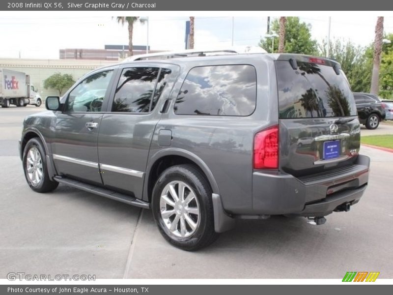 Silver Graphite Gray / Charcoal 2008 Infiniti QX 56