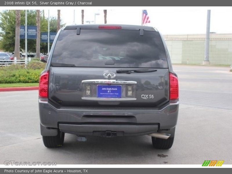 Silver Graphite Gray / Charcoal 2008 Infiniti QX 56