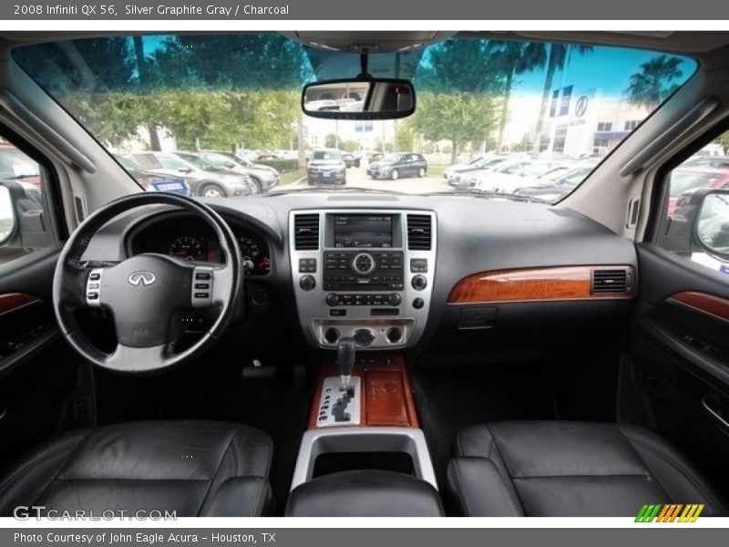 Silver Graphite Gray / Charcoal 2008 Infiniti QX 56