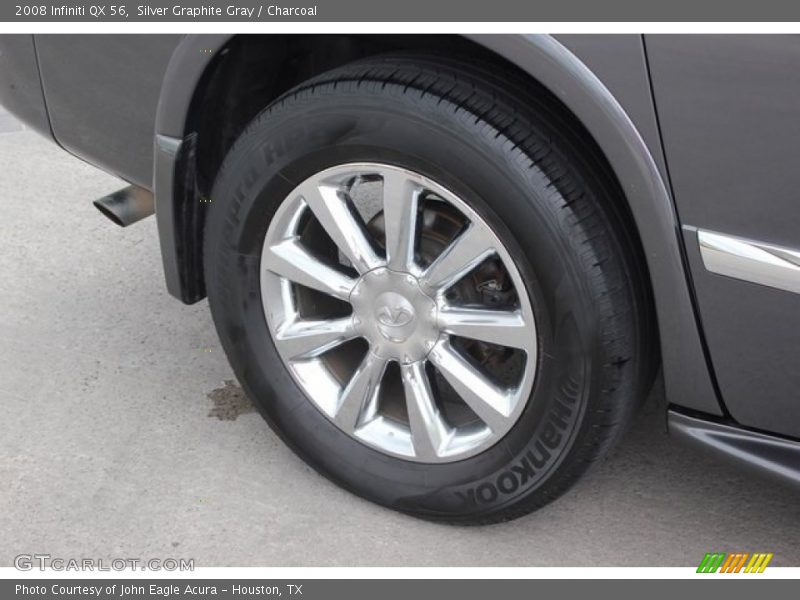 Silver Graphite Gray / Charcoal 2008 Infiniti QX 56