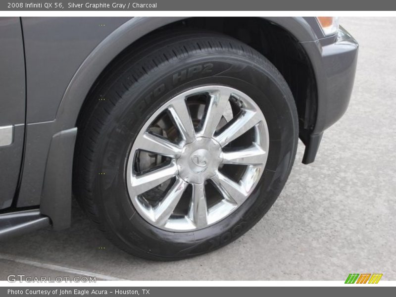 Silver Graphite Gray / Charcoal 2008 Infiniti QX 56