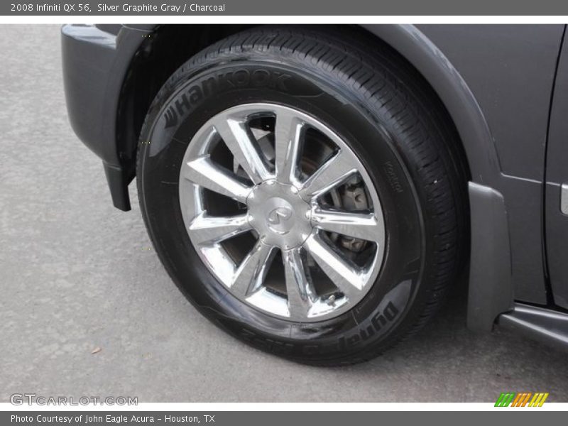 Silver Graphite Gray / Charcoal 2008 Infiniti QX 56