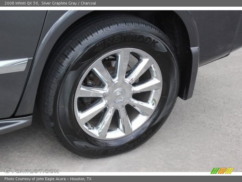 Silver Graphite Gray / Charcoal 2008 Infiniti QX 56